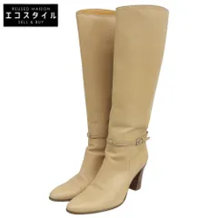 TANINO CRISCI　タニノクリスチー　シングルストラップベルト ロングブーツ シューズ レディース ベージュ 36 1/2　36.5のサムネイル