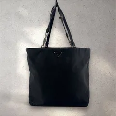 PRADA プラダ ナイロン トートバッグ 三角ロゴ ブラック 訳あり 正規品のサムネイル