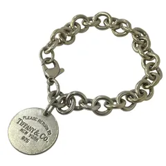 TIFFANY&Co./ティファニー/リターントゥ/ラウンドタグ/ブレスレット/SV925/約37.3g/メンズ/レディース/RS2606のサムネイル