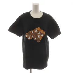 キューン CUNE Tシャツ カットソー M 黒 ブラック 半袖 プリント /RRのサムネイル