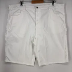 古着 ディッキーズ Dickies ショートパンツ ワーク ペインター 作業着 ハーフパンツ ワンポイント 大きいサイズ w42  ホワイト メンズのサムネイル