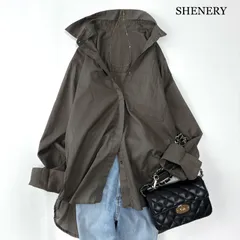 ✨タグ付✨ 25SS  SHENERY シアーシャツ / トープ ブラウン フリーサイズ / シーナリー 綿 100％ 近年モデル 春 夏 シアーシャツ 羽織りのサムネイル
