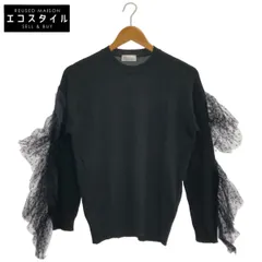 RED VALENTINO　レッドヴァレンチノ　XR3KC12P6C0 ブラック ウール・カシミヤ混 ニットプルオーバー　XSのサムネイル
