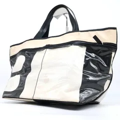BALLY バリー トートバッグ モノトーン 白 黒 キャンバス PVCコーティング 25×29.5-45×23 大容量 マチ広 舟形 A4 PC パソコン 通勤 通学 旅行 トラベル マザーズバッグ 手提げ 肩掛け ビッグロゴ デカロゴ かばん 鞄 カバンのサムネイル