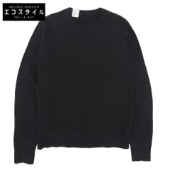 N.Hoolywood　エヌハリウッド　コットン ボートネック ロングスリーブ トレーナー トップス メンズ 黒 ブラック 38　38のサムネイル