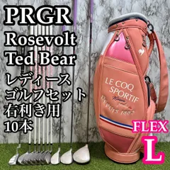 【A在】プロギア ルーズベルトテディベア レディースゴルフセット 10本 L A在】プロギア ルーズベルトテディベア レディースゴルフセット 10本 L