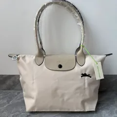 【✨新品未使用 LONGCHAMP ル・プリアージュ トートバッグ オフホワイト 折りたたみ 軽量 大容量 通勤 通学 旅行 人気定番 S/M/L サイズ】のサムネイル