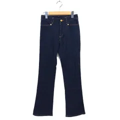ピンキー&ダイアン ジーンズ ピンダイ Pinky&Dianne Jeans ブーツカット デニム ジーンズ コットン 綿 ジップフライ ライトストーン 38 紺 ネイビー /NT16のサムネイル