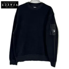 C.P.COMPANY　シーピーカンパニー　19CMSS249A　25AW ブラック 裏起毛クルーネックスウェットシャツのサムネイル