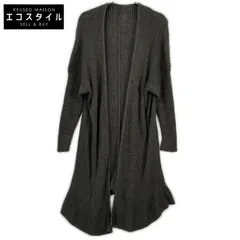 MUSE　ミューズ　18-080-500-4160 カーキグレー シルク×リネン ロングニットカーディガンのサムネイル