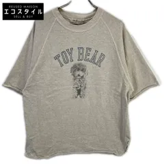 REMI RELIEF　レミレリーフ　×HUG O WaR 25SS オートミール/ベージュ コットン TOY BEAR ヴィンテージ加工 天竺ラグランスリーブTシャツ　Fのサムネイル