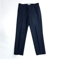 cR09 Deuxieme Classe コットンセンタープレスパンツ スラックス フォーマル ビジネス カジュアル ストレート ブラック 黒 ドゥーズィーエムクラスのサムネイル
