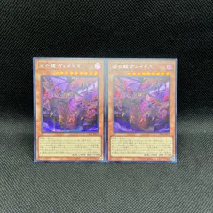 遊戯王　滅亡龍ヴェイドス　シークレットレア　2枚セットのサムネイル