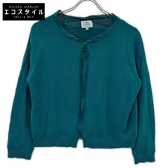 LANVIN en Bleu　ランバンオンブルー　3336827 グリーン レーヨンコットン ニット カーディガン　38のサムネイル