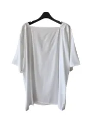 2XL / スクエアネック半袖Tシャツ 白 / 新品のサムネイル