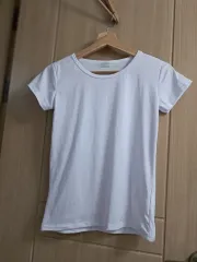 白 基本 半袖 Tシャツのサムネイル