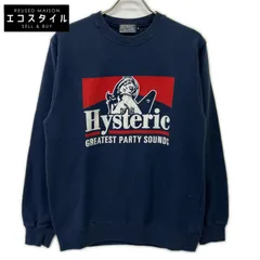 HYSTERIC GLAMOUR　ヒステリックグラマー　02261CS05 ネイビー GREATEST PARTY SOUNDS スウェット　Sのサムネイル