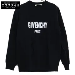 GIVENCHY　ジバンシィ　【国内正規】17AW　BM70393Y0S ロゴプリント デストロイ加工 スウェットシャツ/　XSのサムネイル