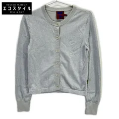 MARC JACOBS　マーク ジェイコブス　【HEAVEN BY MARC JACOBS】シルバー ラメ ニットカーディガン　Sのサムネイル