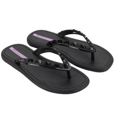 インパラメウソルビーチサンダル　Ipanema MEU SOL ブラックライラック 24cm