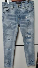 PHILIPP PLEIN(フィリッププレイン) デニム ズボン 32のサムネイル