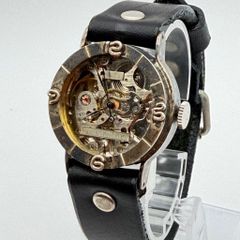 フリーメイソン秘密結社 ジャンク 手巻き スケルトン スカルラグ