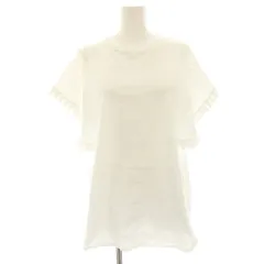ルルロジェッタ ルールロジェット leur logette カットソー Tシャツ フリル 半袖 1 白 ホワイト 10178 /HN53のサムネイル
