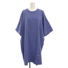 アンフィル unfil dry touch cotton jersey oversized Tee オーバーサイズ Tシャツ カットソー 半袖 0 青 ブルー OESP-UW143 /YMのサムネイル