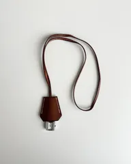 2003. HERMES BY MARGIELA KELLY WATCH CROCHET NECKLACE エルメス マルジェラ期 2003年 archive アーカイブ レザー クロシェット ネックレス 00s ケリーウォッチのサムネイル
