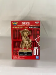【未開封】ルフィ 「ワンピース」 ワールドコレクタブル -熊本復興プロジェクト- 銅像ミニ 店舗限定のサムネイル