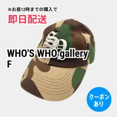 WHO'S WHO gallery フーズフーギャラリー キャップ F コットン ベースボール メンズ レディースのサムネイル