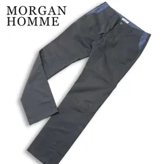 MORGAN HOMME モルガン オム 通年★ 切替 ストレッチ スリム スキニー パンツ Sz.AL メンズ 灰 グレーのサムネイル