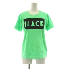 ブラックコムデギャルソン BLACK COMME des GARCONS AD2010 Tシャツ カットソー 半袖 クルーネック ロゴ プリント S 黄緑 1G-T020 /KU 5のサムネイル