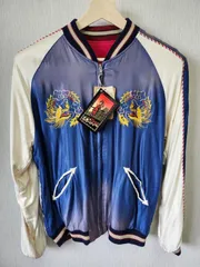 【新品・完売品】テーラー東洋 スカジャン　龍エイジングモデル　M　 青/赤のサムネイル