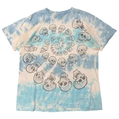 リキッドブルー タイダイ  スカル Tシャツのサムネイル