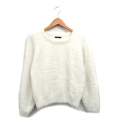 ロッソ ROSSO アーバンリサーチ シャギーニット セーター 長袖 シンプル F ホワイト 白 /KT15のサムネイル