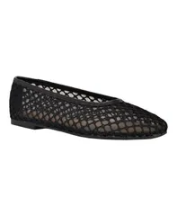 カルバンクライン レディース シューズ パンプス Calvin Klein Womens Delicate Woven Ballet Flats Black Mesh ブラックのサムネイル
