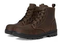 スケッチャーズ レディース シューズ ブーツ・レインブーツ SKECHERS Work Rotund Finnen Carbonano Comp Toe Brown ブラウンのサムネイル