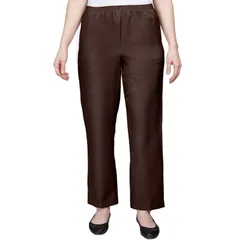 アルフレッド ダナー レディース ボトムス カジュアルパンツ Womens Alfredunner PullOn StraightLeg Pants Brown ブラウンのサムネイル