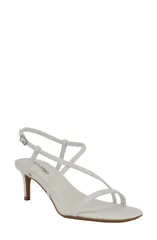 カルバンクライン レディース シューズ ヒール サンダル アンクル Calvin Klein Ishayankle Strap Sandal White ホワイトのサムネイル