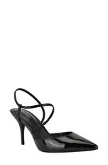 カルバンクライン レディース シューズ ヒール Calvin Klein Cordera Pump Black Patent ブラックのサムネイル