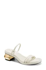 ダナ キャラン ニューヨーク レディース シューズ ヒール サンダル DKNY Tafeta Slide Sandal Ivory アイボリーのサムネイル