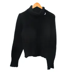 シスレー SISLEY ニット セーター 長袖 タートルネック シンプル ブラック 黒 /KT32のサムネイル
