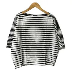 ジャーナルスタンダードレサージュ journal standard L'essage 半袖 Ｔシャツ カットソー ボーダー ホワイト ブラックのサムネイル