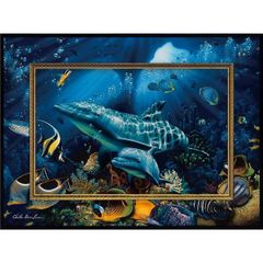 クリスチャン・ラッセン、【ホエールハーモニー】、希少な額装用画集
