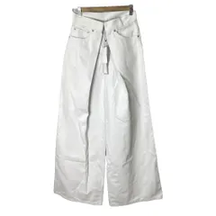 ジョンローレンスサリバン JOHN LAWRENCE SULLIVAN タグ付き RIGID DENIM WIDE PANTS デニムパンツ ジーンズ ワイド  JLSW-01-S S ホワイトのサムネイル