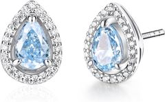 [FANCIME] [Summer Limited] Earrings for Women [Blue Tears] S925 Silver Zirconia Light Blue Jewelry Set Anniversary Birthday White Day