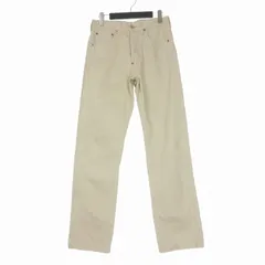 リーバイス Levi's 90's シンチバック 5Pピケパンツ ビッグE 29 オフホワイト 日本製復刻 701-11のサムネイル