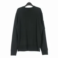 シーピーカンパニー C.P.COMPANY COTTON DIAGONAL FLEECE CREWNECK LENS SWEATSHIRT クルーネック スウェットシャツ トレーナー 長袖 S ブラック 黒 20CMSS036A-110044G 国内正規のサムネイル