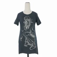 バジュラ bajra プリントTシャツ カットソー 半袖 2 ネイビー 紺 120FK49のサムネイル